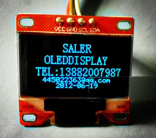 New 0.96&#034; 128*64 OLED Display Module IIC/I2C Serial For Arduino Blue