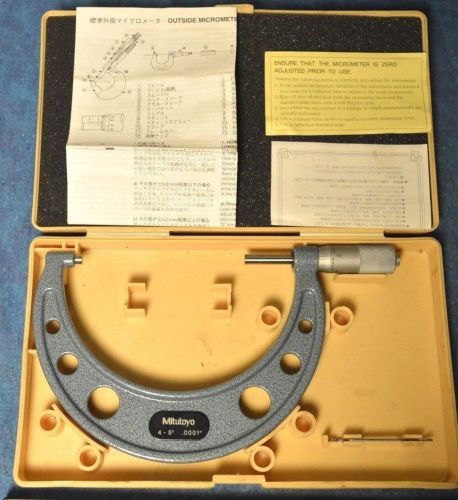 Vintage Mitutoyo Micrometer  Machinist Tools Lot #3