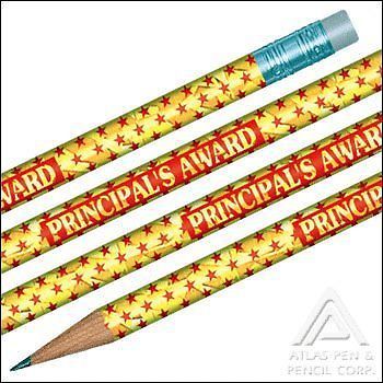 Foil Principal&#039;s Award Pencils- 144 pencils per box