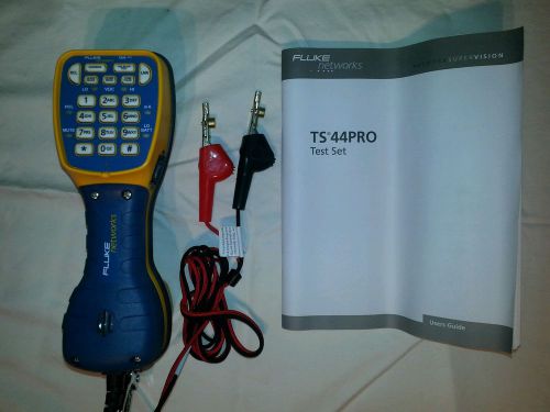 Fluke networks TS44 Pro Butt Set Telephone Telecommunications