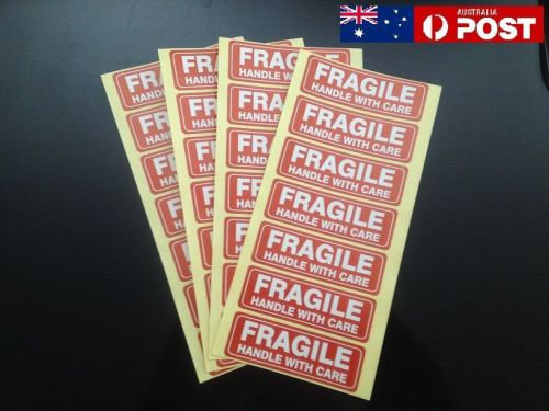 FRAGILE HANDLE WITH CARE 28 PCS SELF ADHESIVE WARNING POSTAL STICKER LABEL