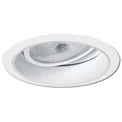 Halo Recessed 478P 6-Inch Adjustable Splay Reflector Trim  White
