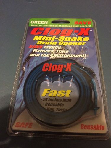 New Clog X  Mini Snake Unclogs Your Drain Saves You Money