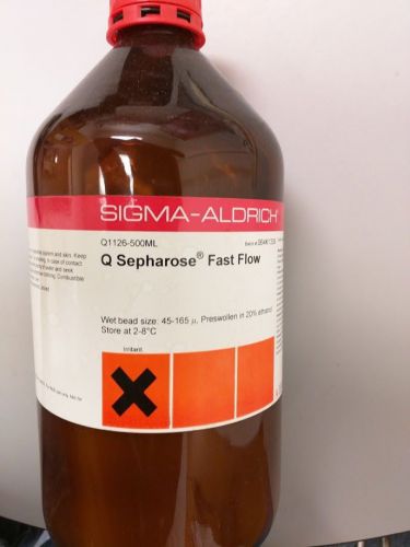 Sigma Aldrich Q Sepharose Fast Flow Chromatography Resin, 500ml NEW