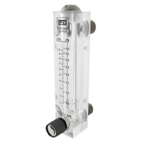 Black adjustable knob 0.1-1 gpm panel type water flow meter lzm-15 for sale