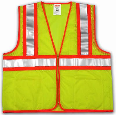 TINGLEY RUBBER 2X-3XLime/YEL Safe Vest