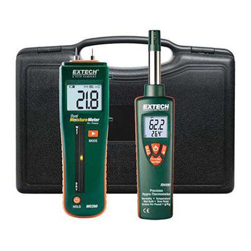 Extech mo260-rk restoration kit, mo260 - combination pin/pinless moisture meter for sale