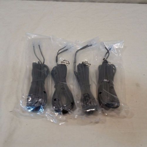 Lot of 4: telephone line cord rj45 8p2c to rj45 8p2c single pair avaya for sale