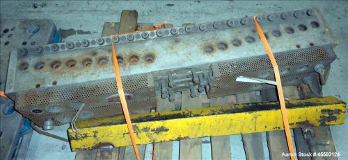 Used- Goulding 52&#034; Wide Co-Extrusion Sheet Die. Slotted back center feed. Serial