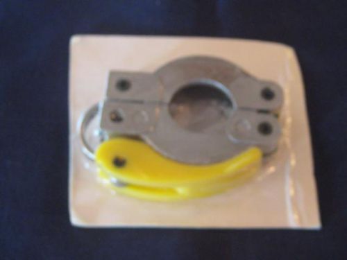 Pfeiffer vacuum dn 10-16 iso-kf quick-release clamping ring, aluminum/plastic for sale