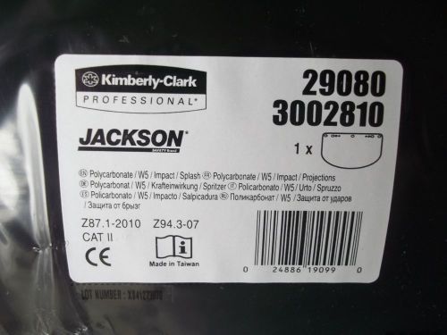 10- NEW Jackson Safety 29080 F50 Polycarbonate IR5 Face Shield Window 3002810