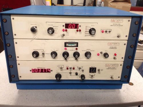 TRIG-TEK (3) MODELS: 801B COMPRESSOR, 610B VIB MONITOR, 701LM Sweep Generator