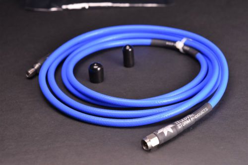 Storm Tensolite True Blue RF Microwave Cable SMA M/F 6&#039; 50 Ohm 18 GHz