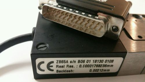 Tested lightly used Newport linear stages Z863A