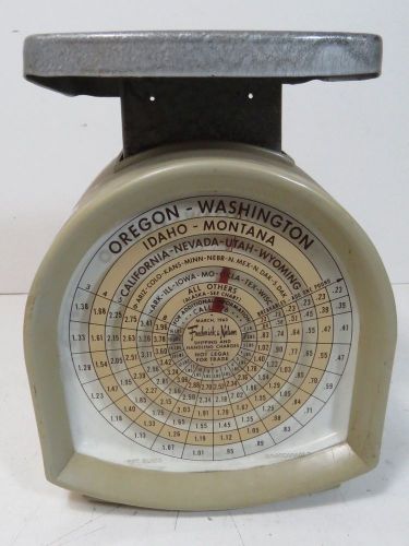 Vintage Pelouze USA Shipping Scale 1963 Frederick &amp; Nelson Seattle
