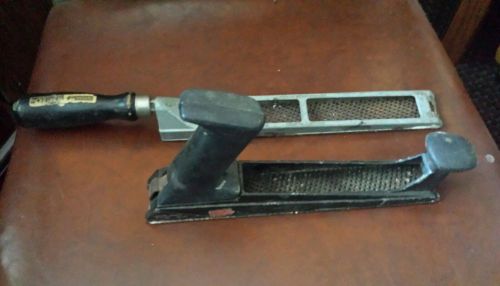Lot of 2 vintage body shop cheese graters