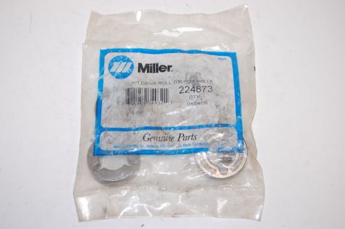 NIB Miller 224873 Drive Roll Kit: .035 PD-V 4 Roll &amp; Guides