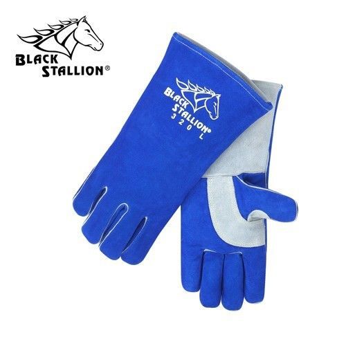 Black stallion 320 leather stick welding gloves s-xxl for sale