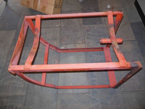 Barrel or drum lift, tilt and stand for 30 &amp; 55 gallon drums - red for sale
