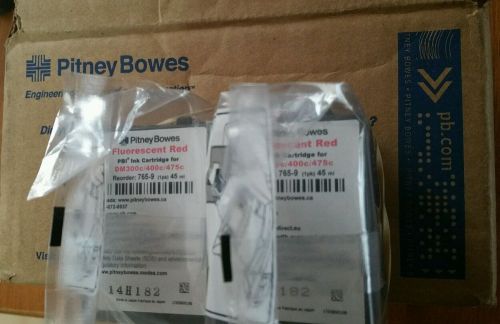2 Pitney Bowes 765-9 GENUINE Ink Cartridges NEW Sealed Lot 2