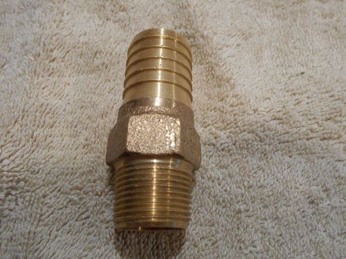 1&#034; insert x 3/4&#034; male ips thread adapter brass merrill rbma1075 for water wells for sale