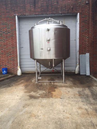 Stainless Steel Jacketed Mixing Tank Approx. 1550 Gallon Capacity Good Condition