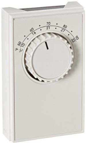 TPI Corporation ET5SS Wall Thermostat, SP Line Voltage, 50 to 90 degrees F, 120V