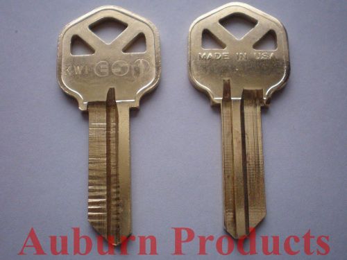 Kw1 kwikset key blanks / brass / pkg. of 10  /  made in usa /  free shipping for sale