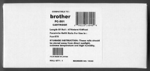 New PC-501 Fax Cartridge for Brother Fax 575