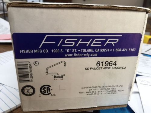 Fisher 61964 SS FAUCET 4BSE 12SS07DJ