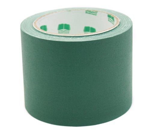 3&#034; Forest Green Colored Premium-Cloth Book Binding Repair Tape | 15 Yard Roll
