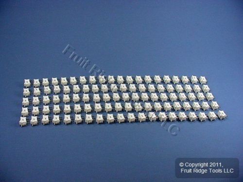 100 New Leviton Double Throw Snap-In Mini Rocker Panel Switches ON/OFF 10A MR003