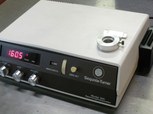 SEQUOIA-TURNER MODEL 340 SPECTROPHOTOMETER