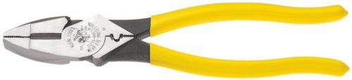 Klein Tools D213-9NE-CR 9-Inch High Leverage Side Cutting and Connector Crimp...