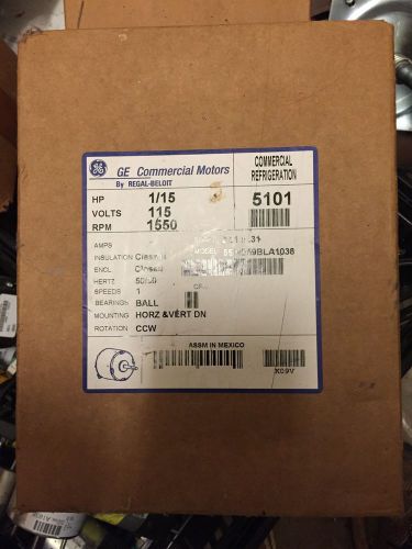 GE Commercial Motors model # 5SME59BLA1038