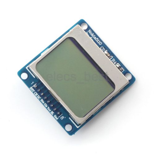 3V-5V 5110 LCD Screen Module Blue LED Display for Arduino