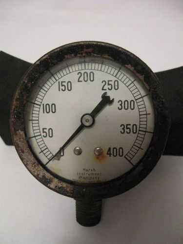 VIntage Marsh Instrument Company Gauge 400 Psi