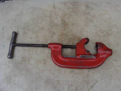 RIDGID NO 4-S PIPE CUTTER  2 to 4&#034; CAPACITY  #2 &lt;--- L@@K