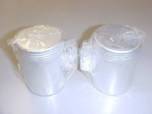 Vollrath Anodized Aluminum Foodservice Salt/Pepper Dredges Set of 2  New in Wrap