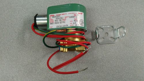 Asco hv2363093 solenoid valve-prevent back press 15psi pipe 1/4 v120/60 110/50 for sale