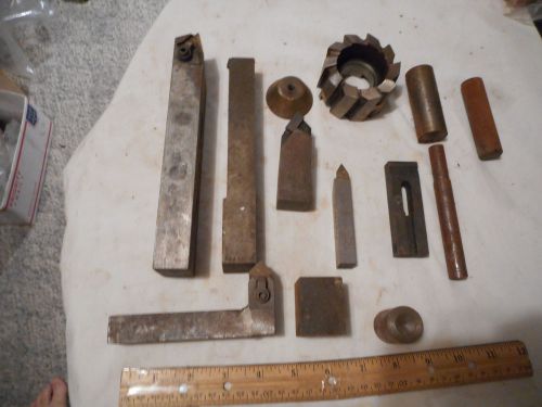Machinist tooling - stock - lathe cutters. 13 total