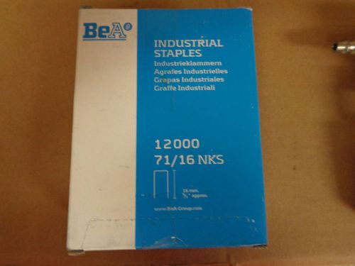 BEA  Industrial Staples 5/8&#034;  71/16 NKS  12,000 per box