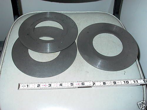 Lot of three steel washers / spacers for sale