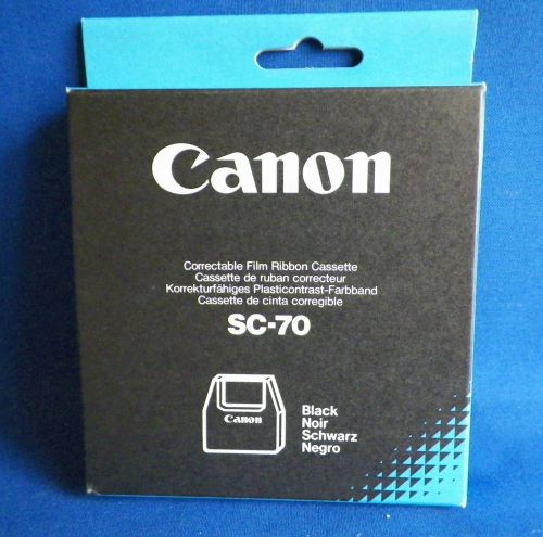 Canon SC-70 Correctable Film Ribbon Cassette FOR CANON TYPEWRITERS Black SEALED