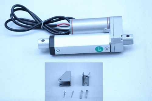2 Sets 2&#034;inch Linear Actuator With Brackets Stroke 225lb Max Lift Output 12V DC