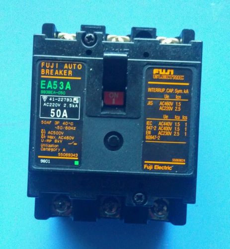 FUJI ELECTRIC AUTO BREAKER EA53A 50A