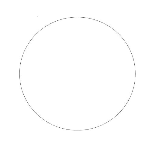3/4&#034; Diameter White Circle Labels (500 per Roll)