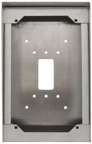 NEW Aiphone SBX-ISDVF Stainless Steel Surface Mount Box for IS IX Series Station