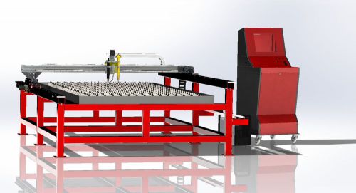CNC plans for building plasma table 1500 x 3000 with water tray and control box