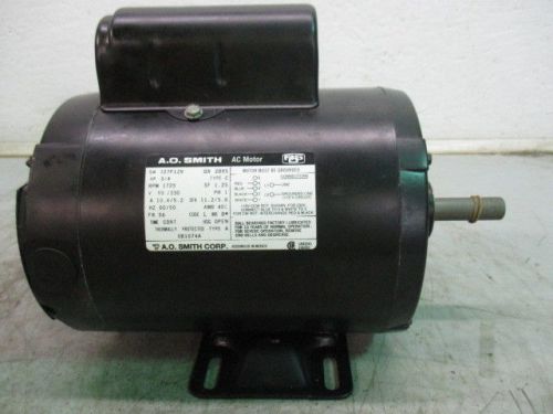 A.O SMITH 3/4HP SINGTEE PHASE AC MTR#613931D MODEL-327P129 FRAME-56 RPM-1725 NEW